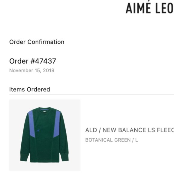 Aimé Leon Dore x New Balance Sweatshirt - Picture 4 of 5